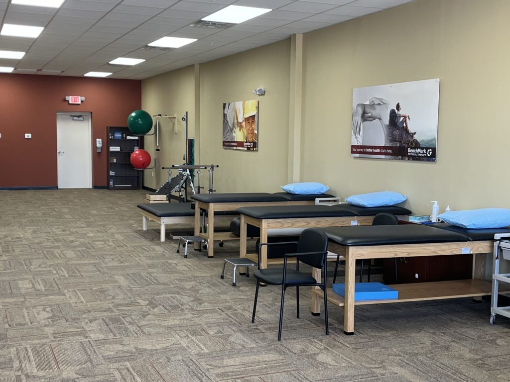interior of BenchMark physical therapy clinic in Biloxi, MS