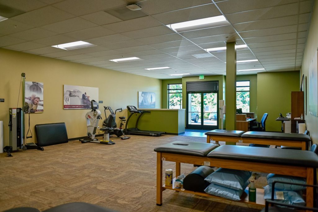 interior of physical therapy clinic in Forest Grove, OR