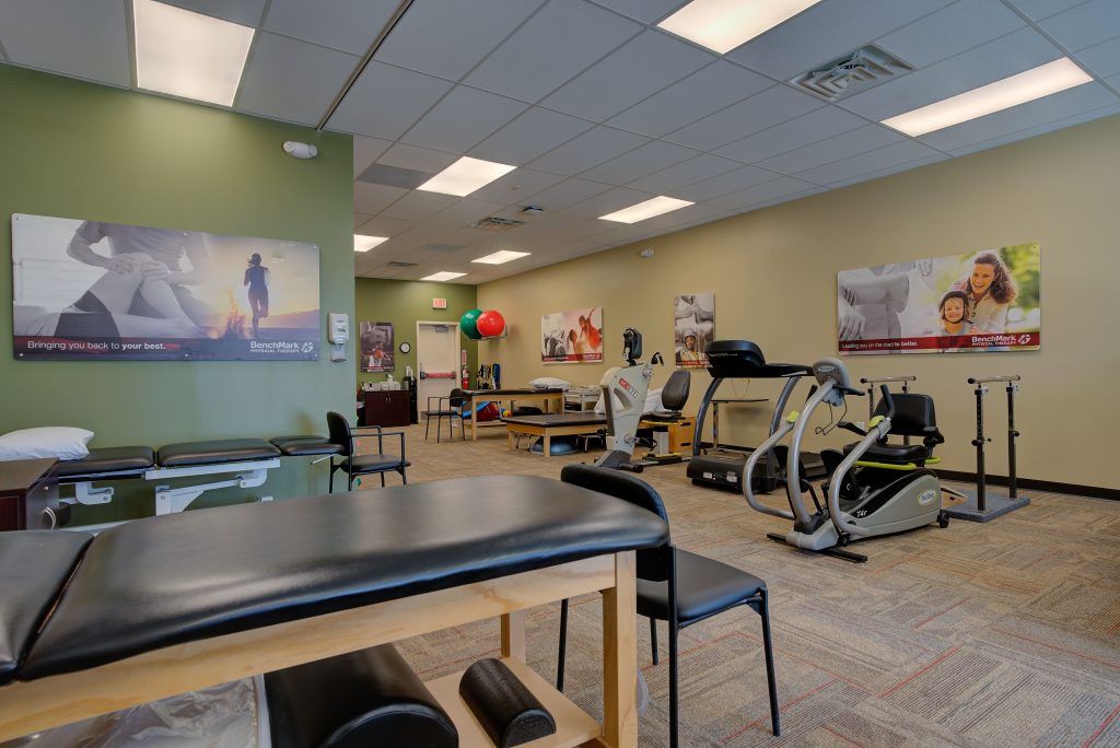 interior of BenchMark physical therapy clinic in Eugene, OR