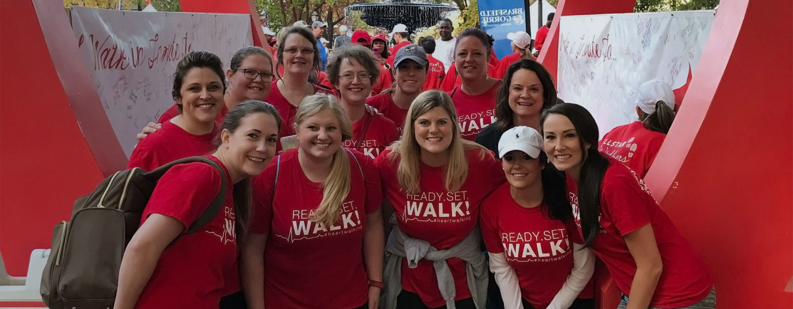 group of women posing together at a fundraiser