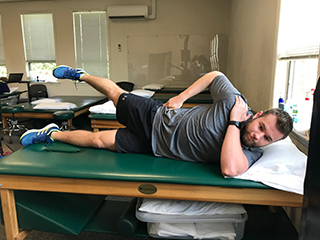 Sidelying Hip Abduction - Drayer Physical Therapist